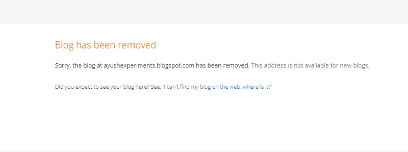 Dumb me to delete the blog